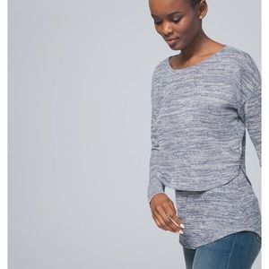 White Black Market NWT two-fer Knit top